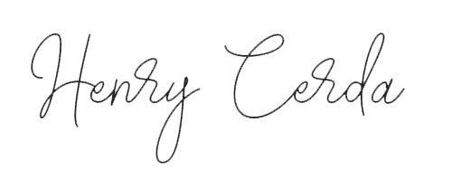 Firma de Henry Cerda